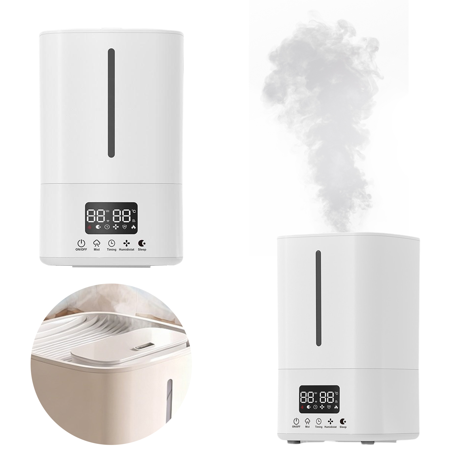 Baby Nursery Air Purifier - 5L Smart Humidifier W/ Air Purifier