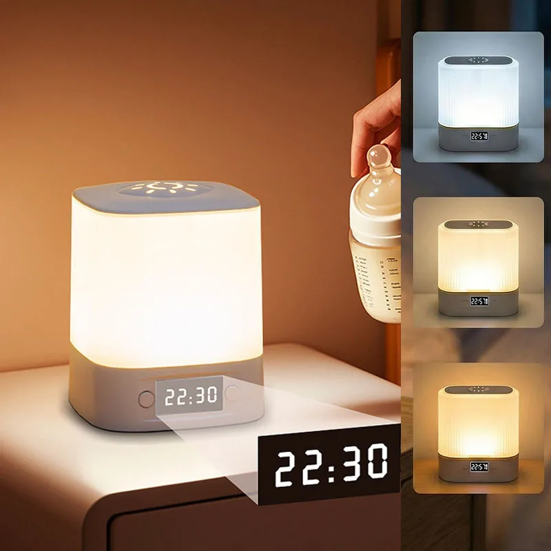 Baby Nursery Lamp - LED Night Light Bedside Lamp,Touch Remote