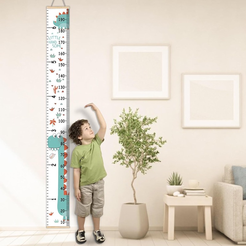 Growth Chart Ruler - Kids Height Growth Chart Dinosaur Space