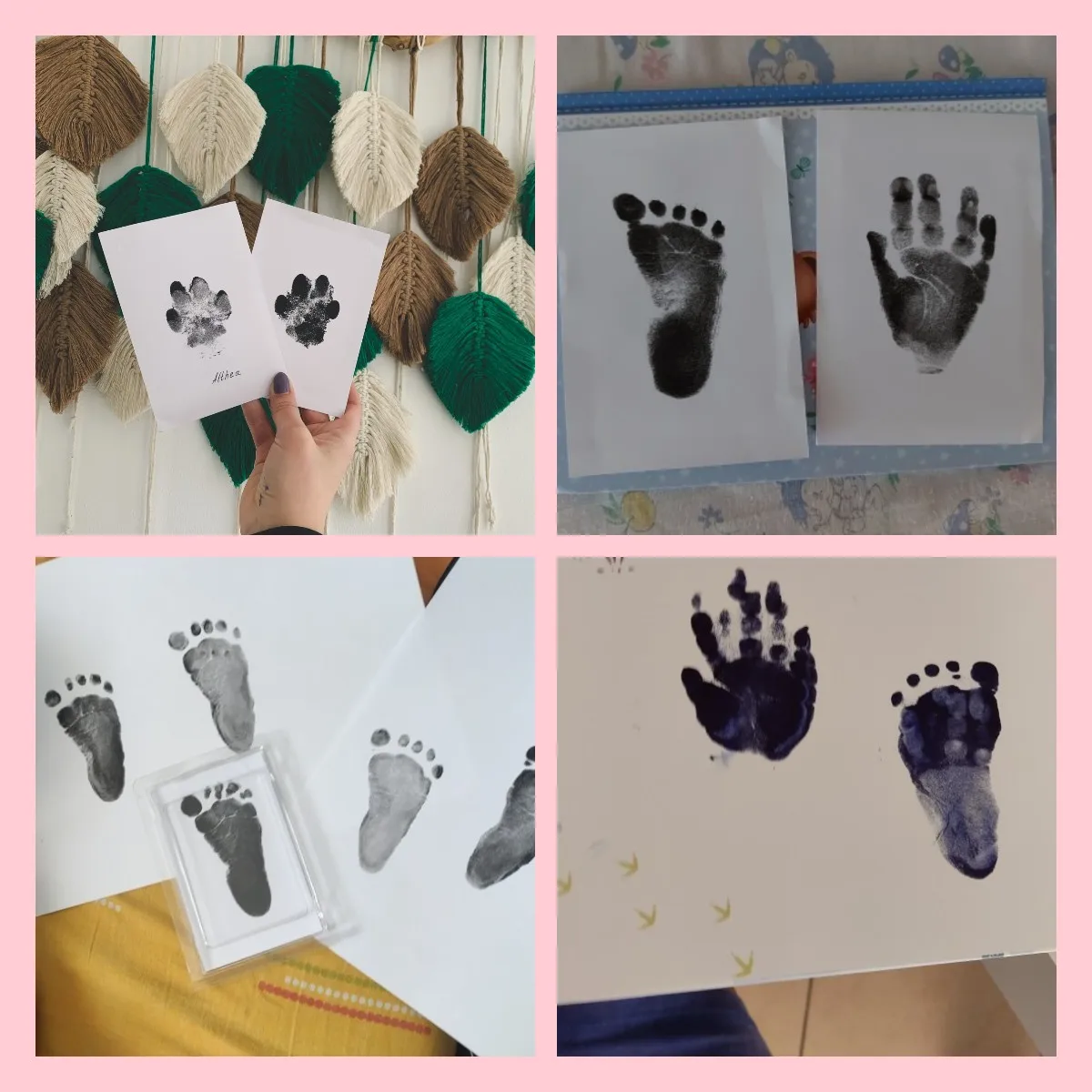 Baby Care Non-Toxic Baby Handp - огляд і ціна Footprint Ink Kit
