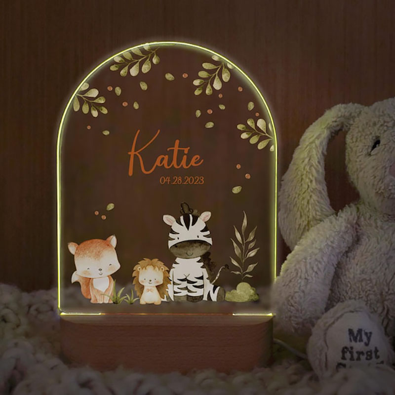 Custom Name Baby Night Light P - огляд і ціна Baby Nursery Lamp