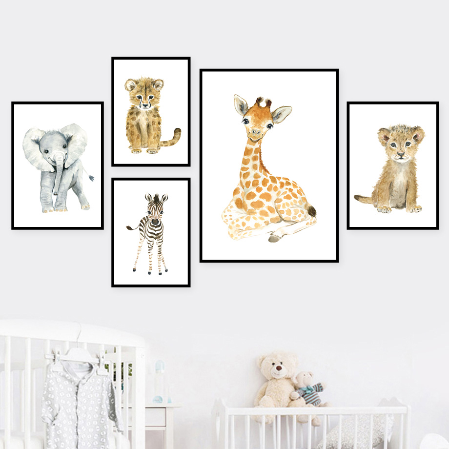 Elephant Fox Zebra Giraffe Leo - огляд і ціна Baby Zebra Nursery
