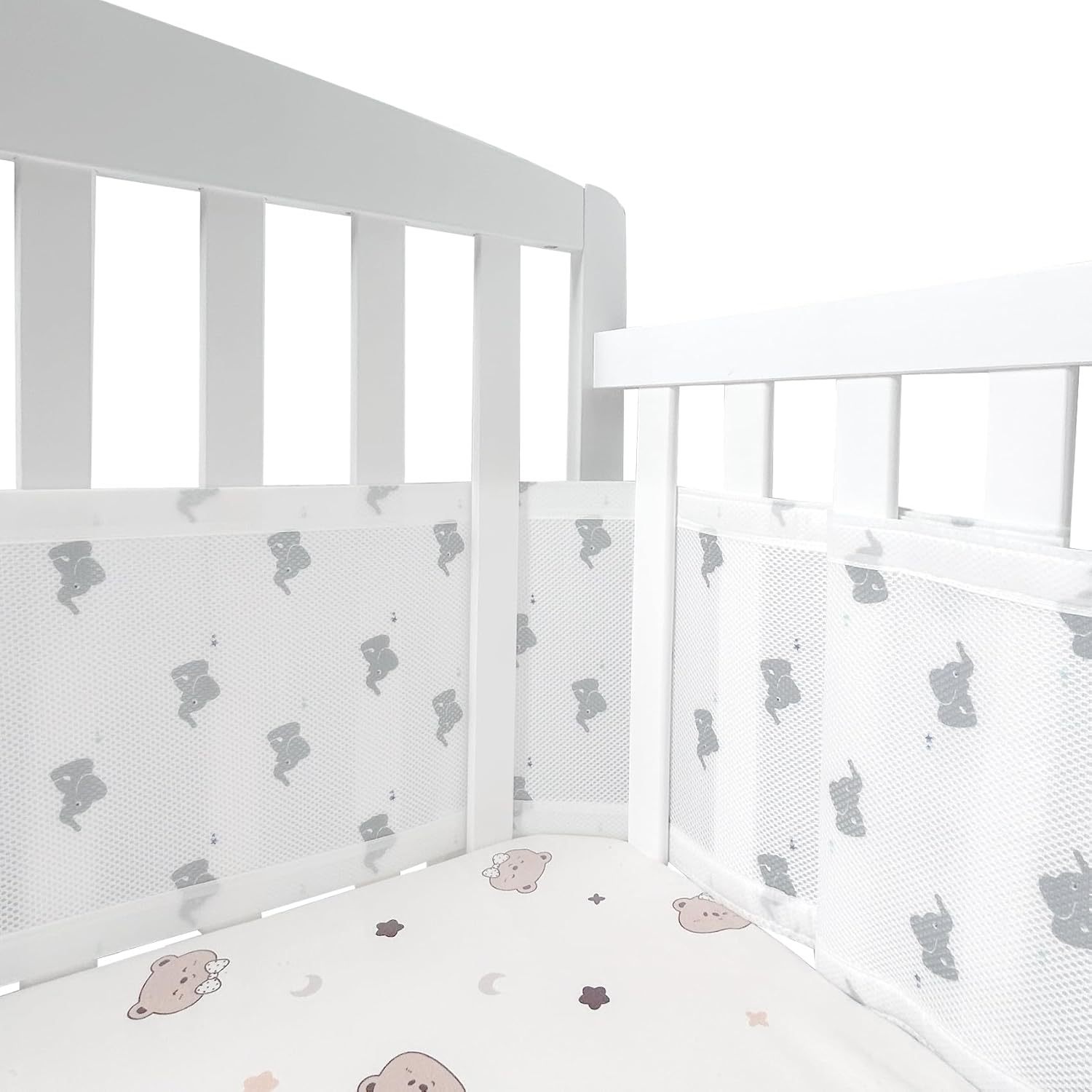 2Pcs Set Breathable Mesh Crib  - огляд і ціна Baby Nursery Sale