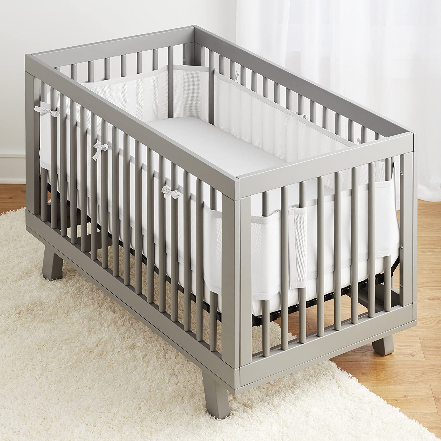 2Pcs Set Breathable Mesh Crib  - огляд і ціна Baby Nursery Sale