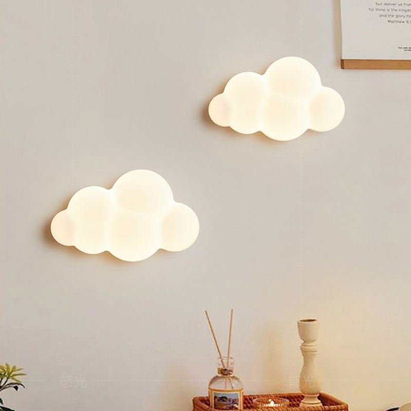 White Cloud Wall Lamps for Chi - огляд і ціна Baby Nursery Lamp