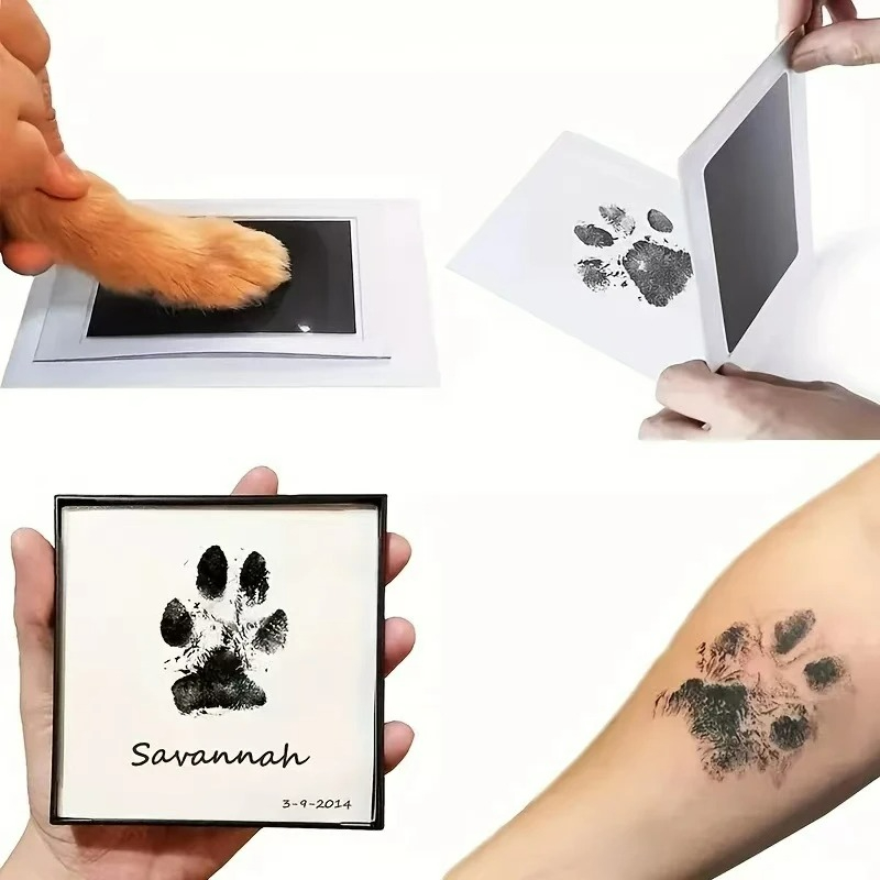 1/2 Set Pet Handprint Footprin - огляд і ціна Footprint Ink Kit