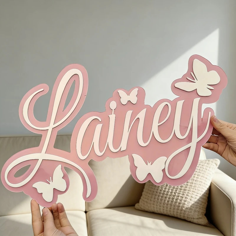 Personalized Baby Name Plaque, - огляд і ціна Baby Nursery Wall