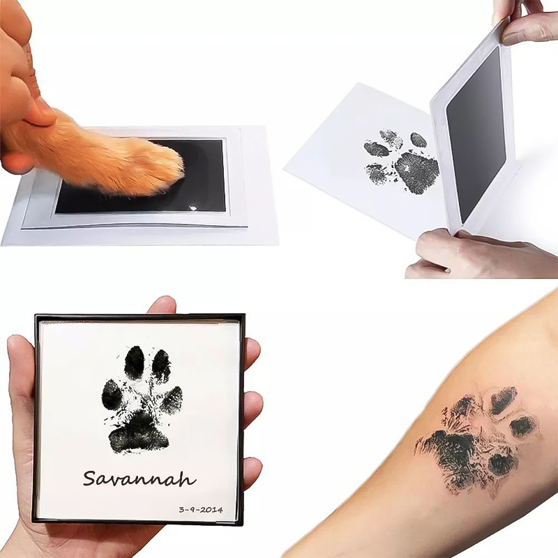 Cat Dog Paw Print Ink Kit Pad  - огляд і ціна Footprint Ink Kit