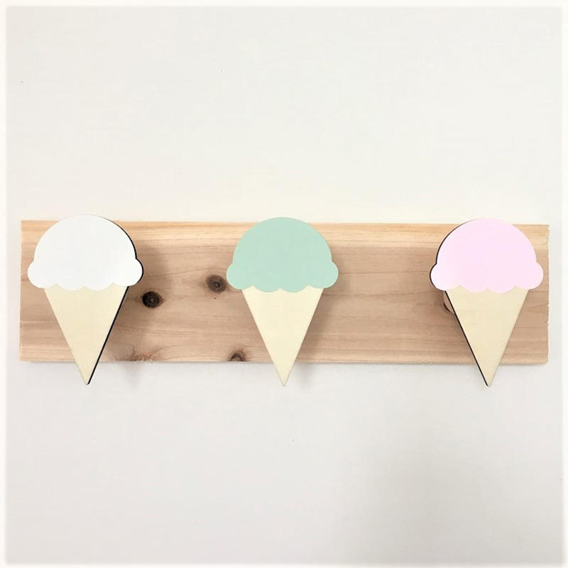 Girl Decorative Hooks Wooden W - огляд і ціна Baby Nursery Hooks