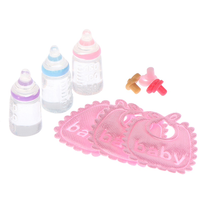 3PCS 1:12 Dolls House Miniatur - огляд і ціна Baby Nursery Kit