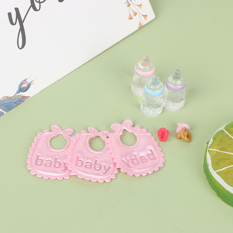 3PCS 1:12 Dolls House Miniatur - огляд і ціна Baby Nursery Kit