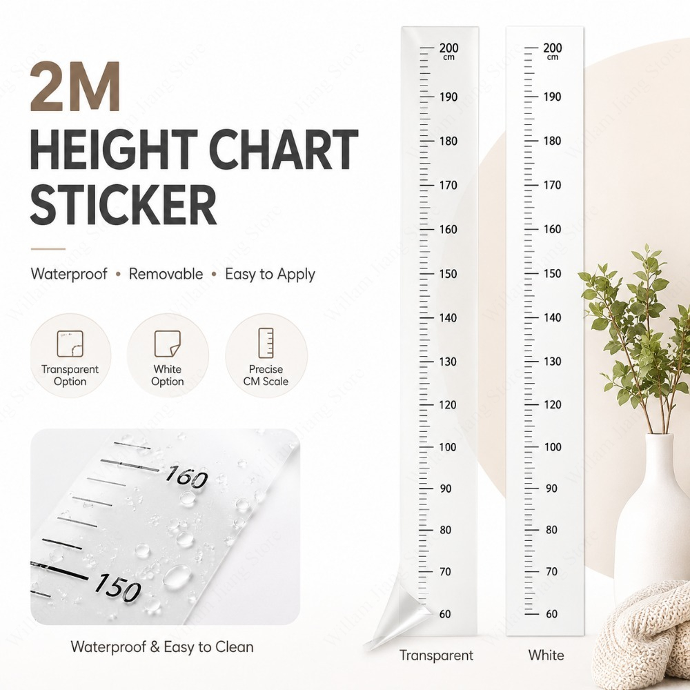 2m Height Measurement Wall Sti - огляд і ціна Growth Chart Ruler
