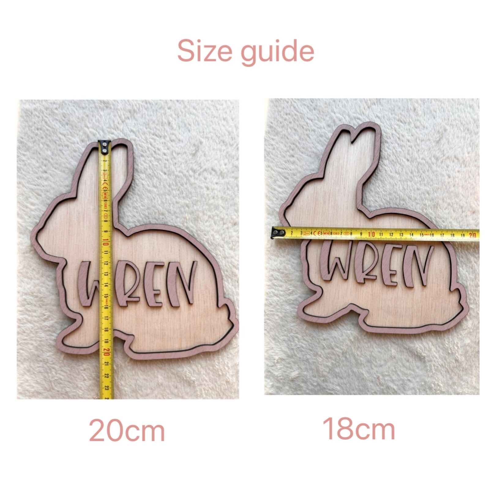 Personalized Bunny Name Wooden - огляд і ціна Baby Nursery Name Sign