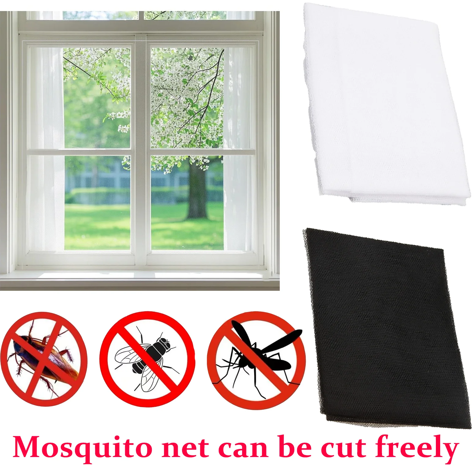 DIY Window Mosquito Net Anti I - огляд і ціна Baby Nursery Hooks