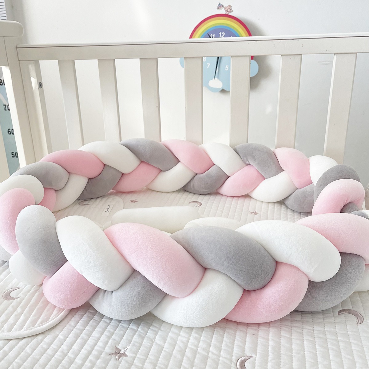 1M/2M/3M/4M Baby Braid Bumper  - огляд і ціна Baby Nursery Sale