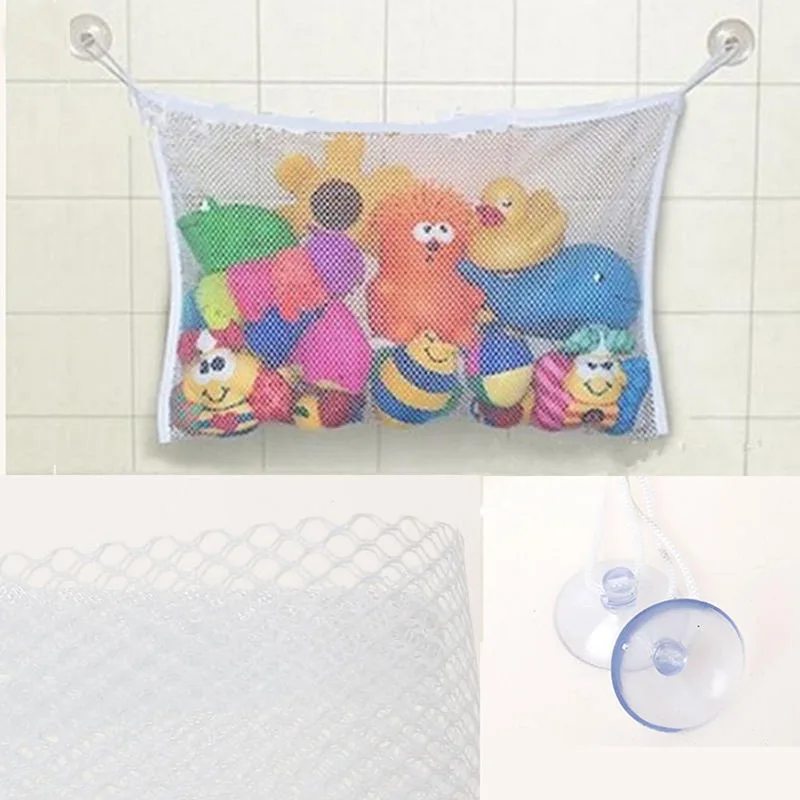 Baby Bathroom Mesh Bath Bag Ki - огляд і ціна Storage Basket Fabric