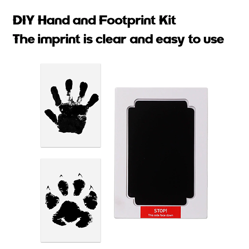 Non Toxic Baby Hand Footprint  - огляд і ціна Footprint Ink Kit