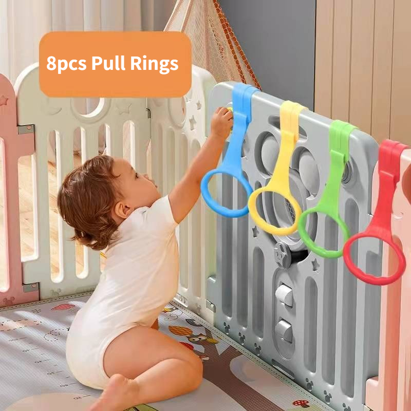 8pcs Pull Rings for Playpen Ba - огляд і ціна Baby Nursery Hooks