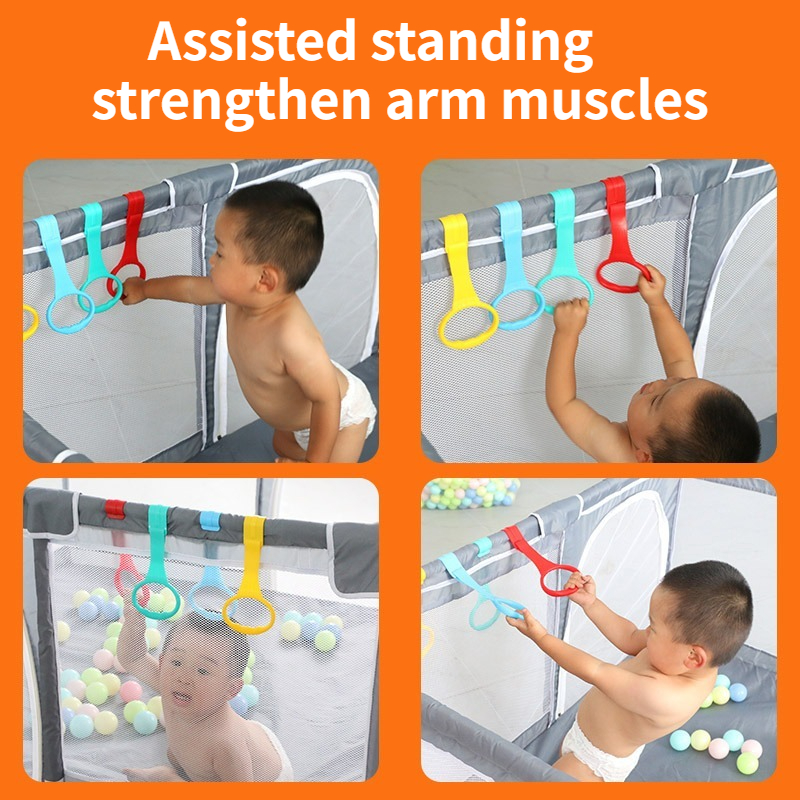 8pcs Pull Rings for Playpen Ba - огляд і ціна Baby Nursery Hooks