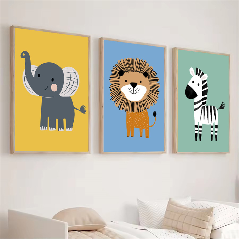 Cartoon Animal Lion Zebra Elep - огляд і ціна Baby Zebra Nursery