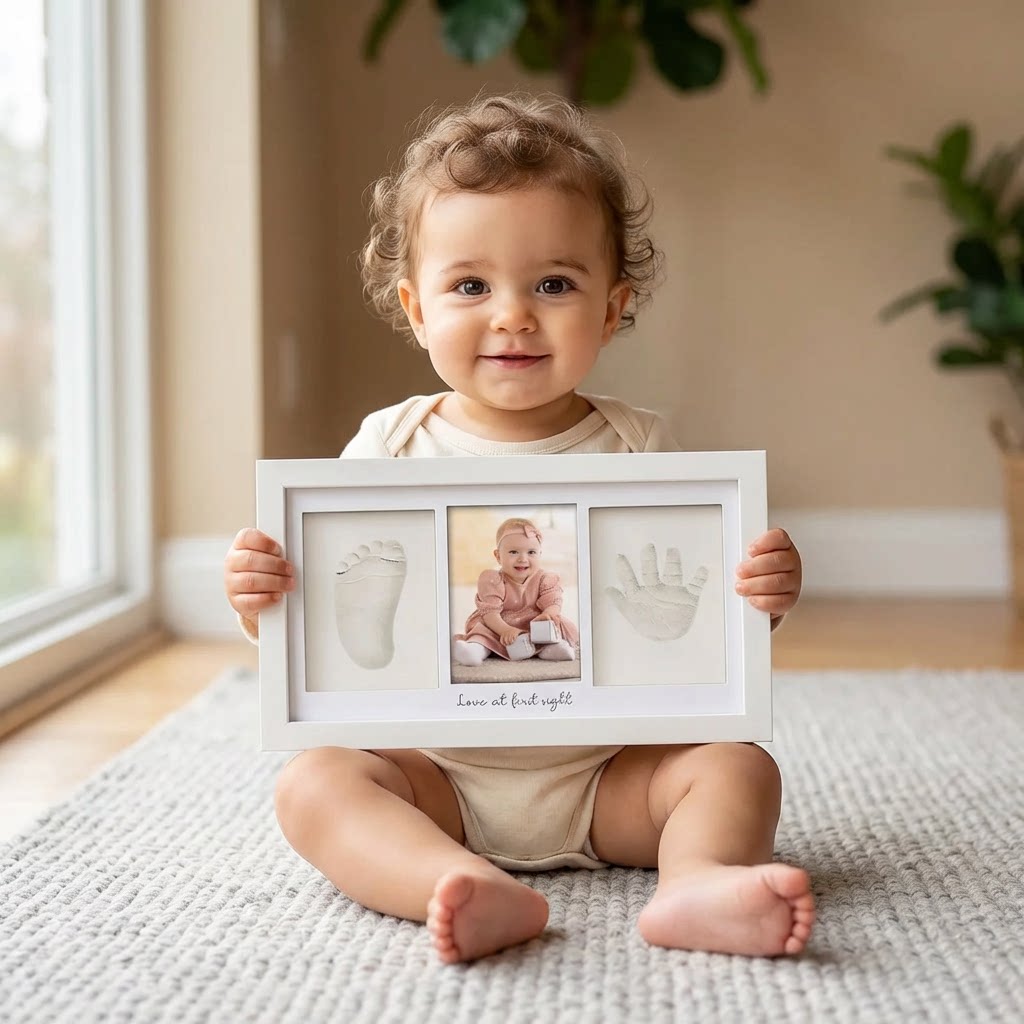 Baby Handprint Footprint Clay  - огляд і ціна Baby Nursery Kit