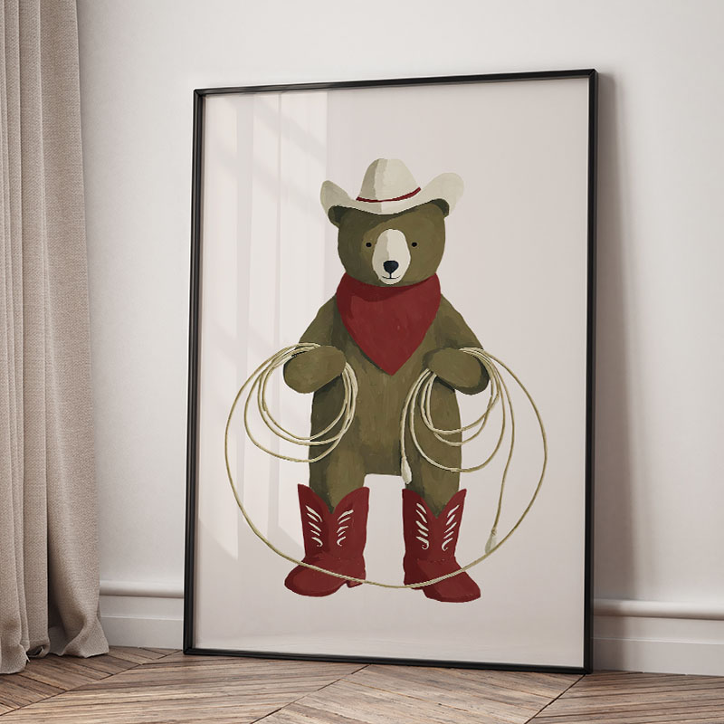 Funny Cartoon Animal Car Ballo - огляд і ціна Baby Nursery Posters