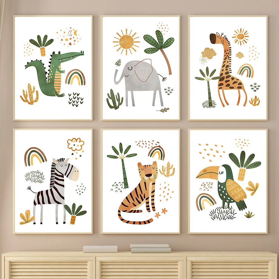 Giraffe Elephant Tiger Zebra T - огляд і ціна Baby Zebra Nursery