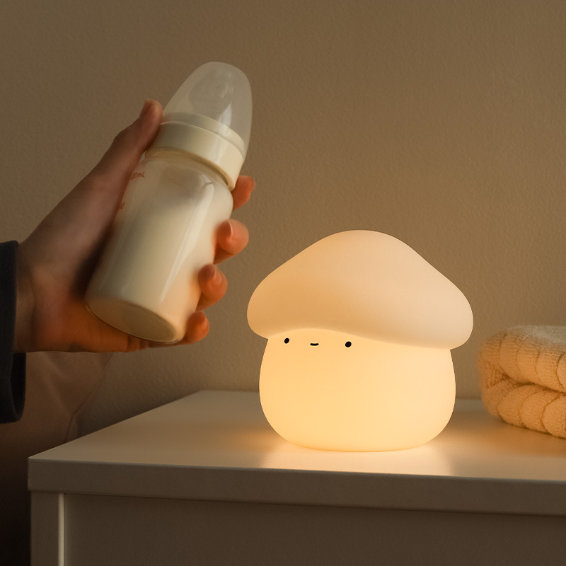 1Pcs Mushroom Head Silicone Ni - огляд і ціна Baby Nursery Lamp