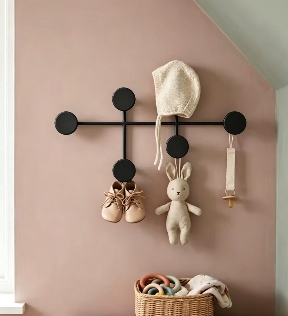 Modern Black Metal Wall Mounte - огляд і ціна Baby Nursery Hooks