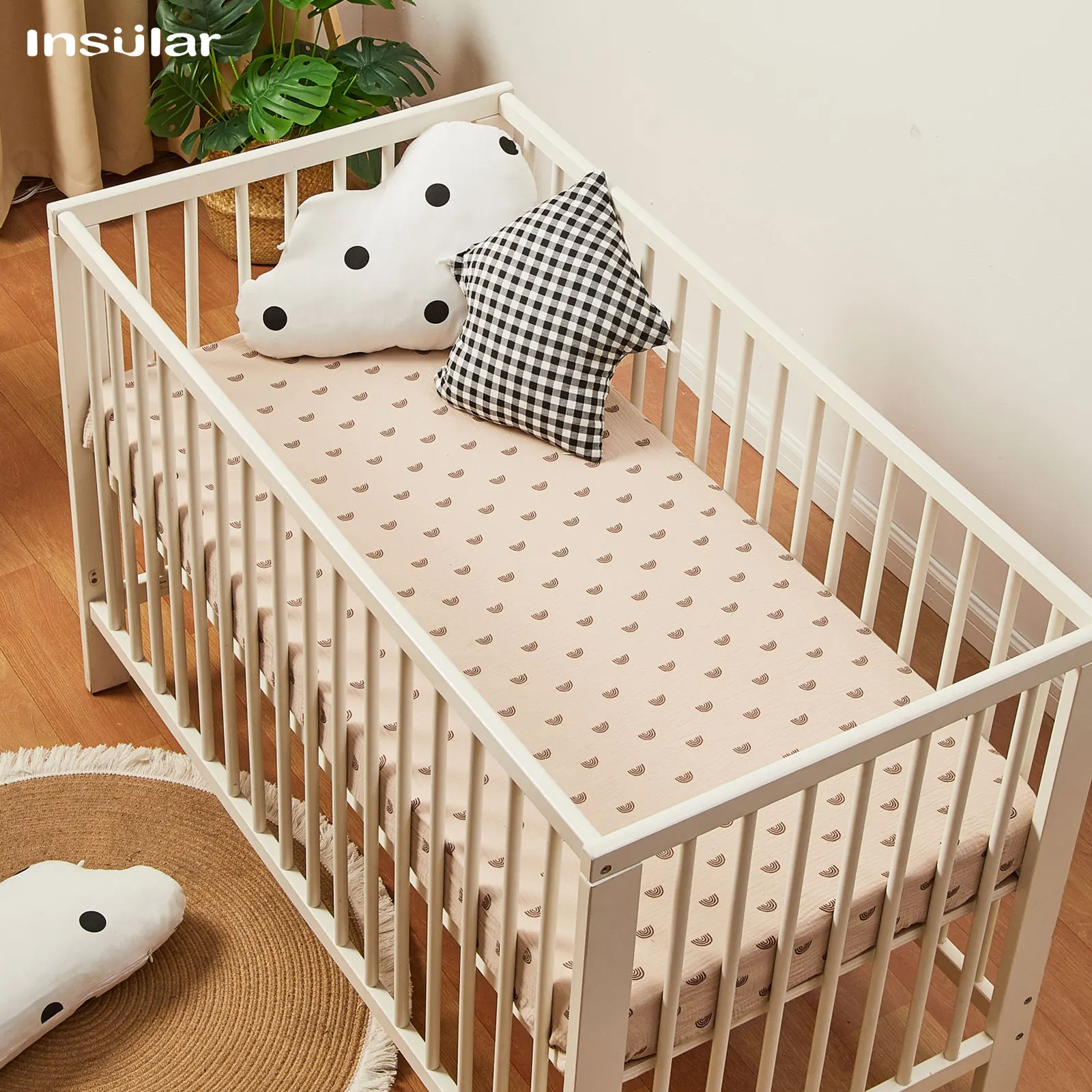 130*70cm Crib Fitted Sheets So - огляд і ціна Baby Nursery Sale