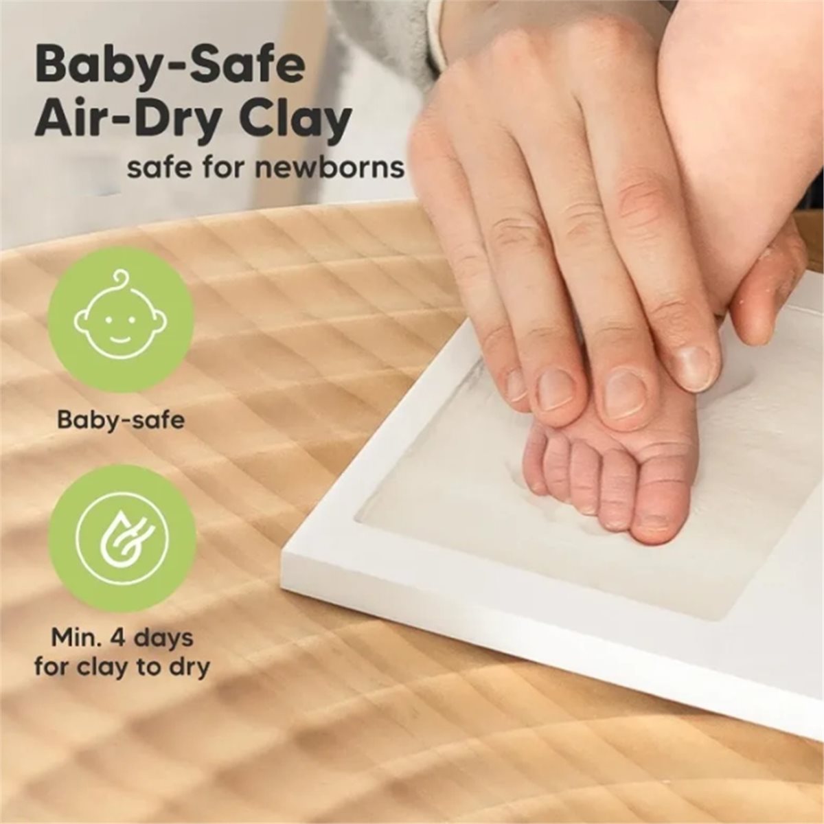 Y69A Baby Handprint & Footprin - огляд і ціна Baby Nursery Kit