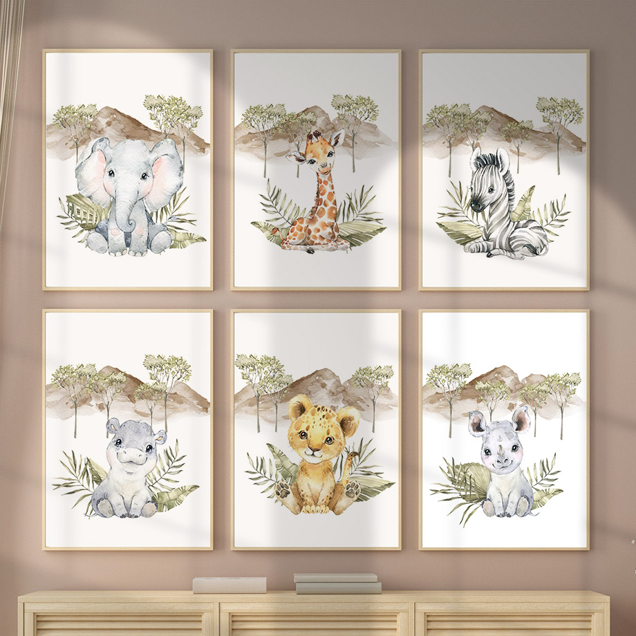 Giraffe Zebra Elephant Lion Hi - огляд і ціна Baby Zebra Nursery