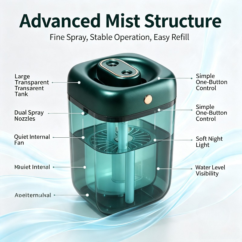 Portable Quiet Large Capacity  - огляд і ціна Baby Nursery Air Purifier