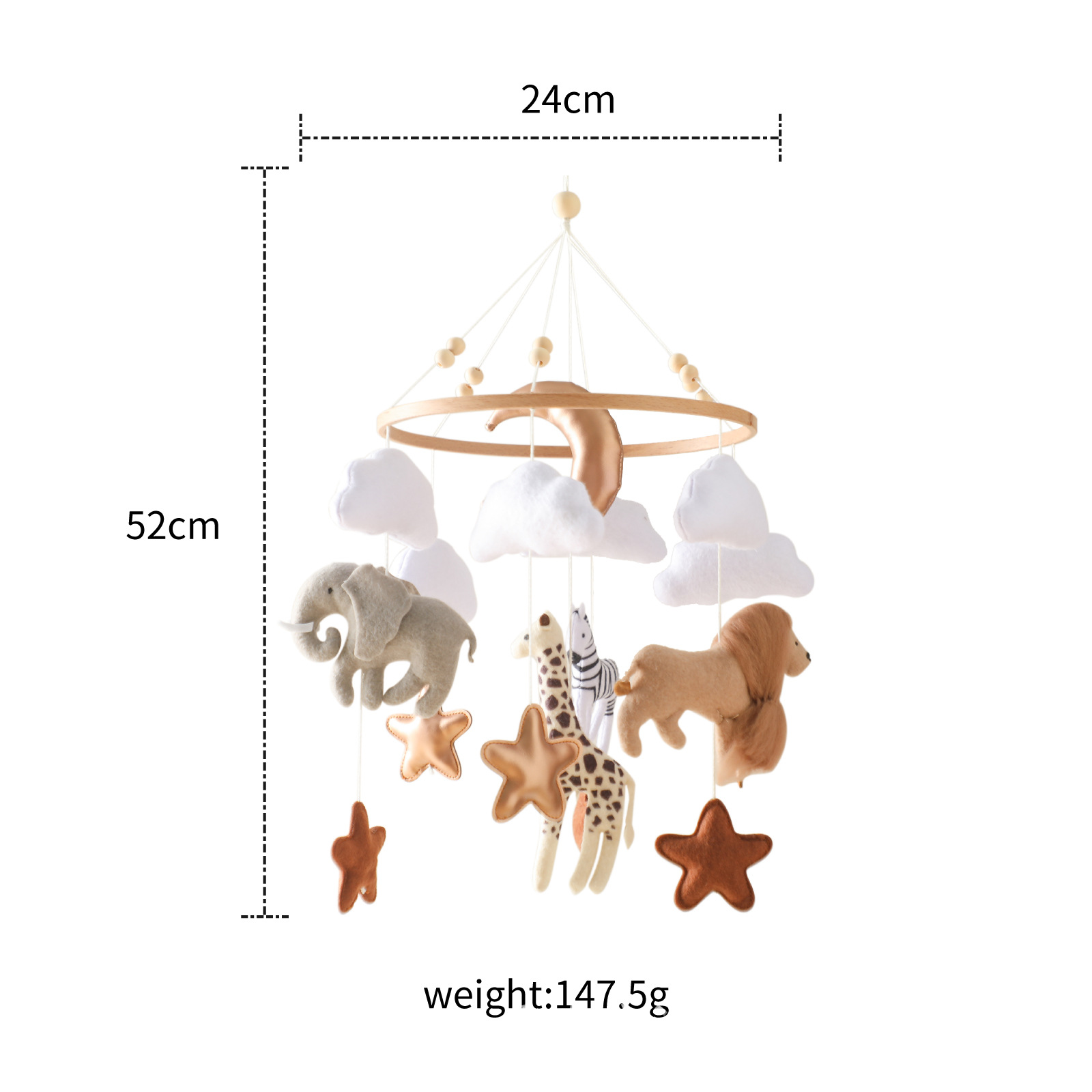 Hot Sale Nordic Handmade Felt  - огляд і ціна Baby Nursery Sale
