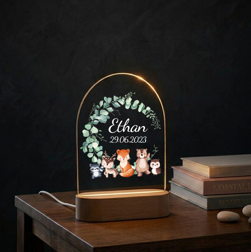 Personalized Baby Night Light  - огляд і ціна Baby Nursery Lamp