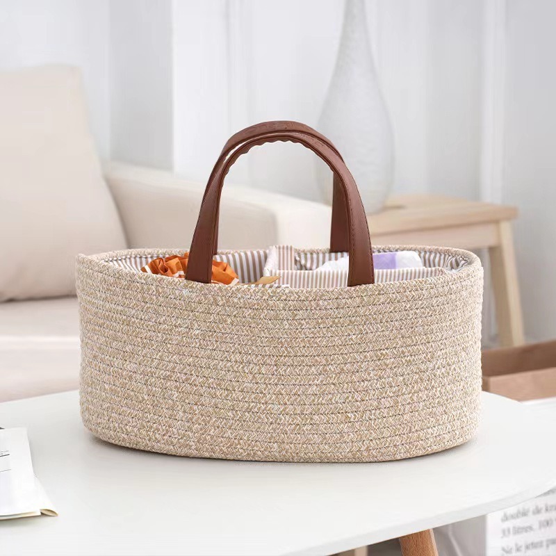 Foldable Diaper Caddy Organize - огляд і ціна Storage Basket Fabric
